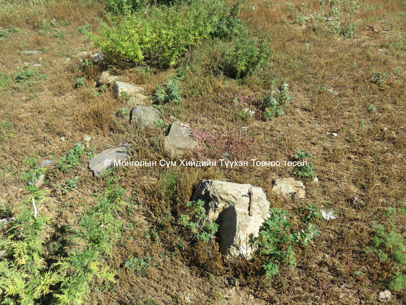 Possible marking wall on site